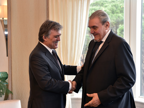 11.Cumhurbaşkanı Abdullah Gül, Suudi Arabistan Prensi Mohammed bin Faisal Al Saud’u Kabul Etti